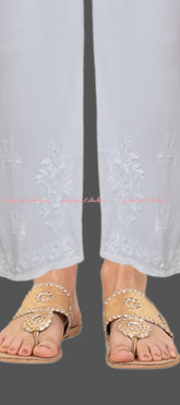 Noorkasni Collections_White_Chikankari_Palazzo
